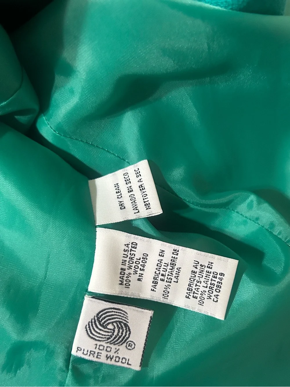 Christian Dior Green Wool Blazer Jacket